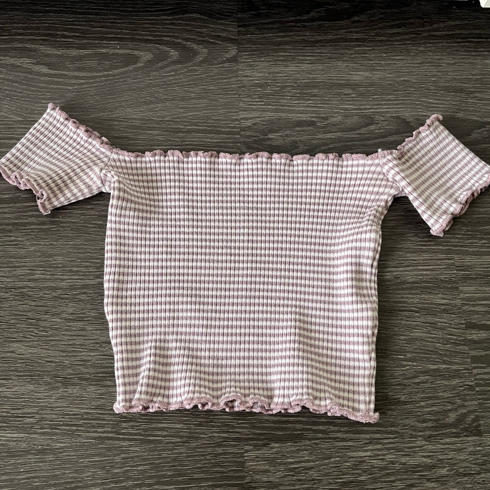 Off the shoulder tube top